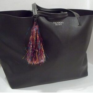 Victoria's Secret Black Tote Bag🩷🩷🩷🩷👛👛❤️
